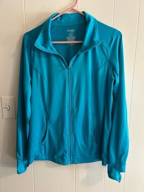 3 total jackets: 2 Danskin Full-Zip Active Jackets plus 1 Champion Active. Large